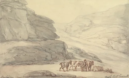Rocky Scene on the North Coast, Cornwall
