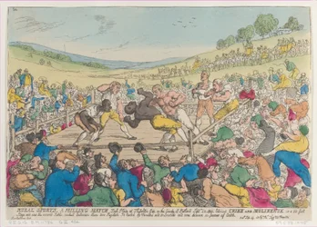 Rural Sports, A Milling Match, September 29, 1811