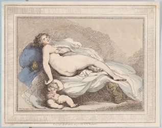 Sleeping Venus and Love