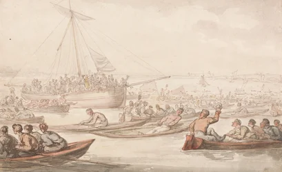 The Annual Sculling Race for Doggett