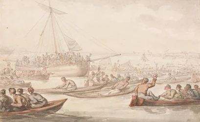 The Annual Sculling Race for Doggett
