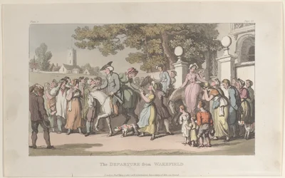 The Departure from Wakefield, from The Vicar of Wakefield