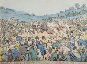 The Last Milling Match Between Cribb and Molineaux, September 28th 1811