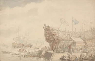The Launching of H.M.S. 