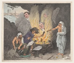 The Pit of Acheron or The Birth of the Plagues of England, January 28, 1784