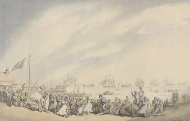 The Return of the Fleet to Great Yarmouth After the Defeat of the Dutch in 1797