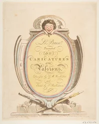 Title Page: Le Brun Travested, or Caricatures of the Passions