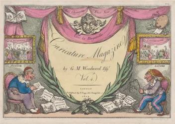 Title Page, The Caricature Magazine by G. M. Woodward, Vol. 4, 1809