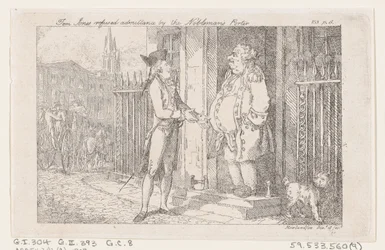 Tom Jones Refused Admittance by the Nobleman