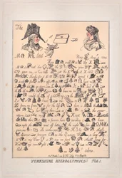 Yorkshire Hieroglyphics, Plate 1