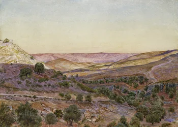The Hills of Moab and the Valley of Hinnom, 1854