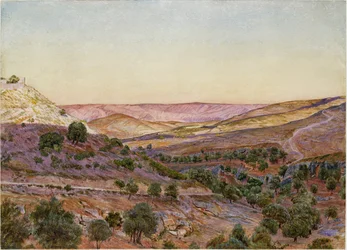 The Hills of Moab and the Valley of Hinnom, 1854