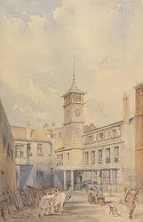 Courtyard of an Inn on the Thames