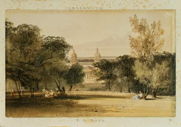 Greenwich Hospital from the Park, 1830