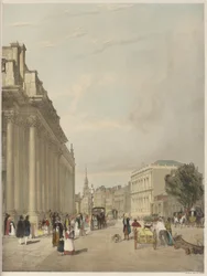London As It Is: Board of Trade, Whitehall, from Downing Street