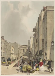 London As It Is: Temple Bar, from the Strand