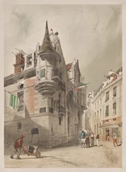 Picturesque Architecture in Paris, Ghent, Antwerp, Rouen: Hôtel de Sens, Paris