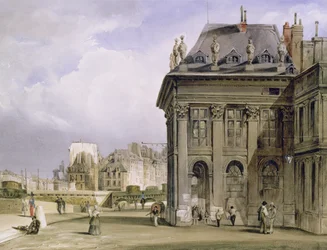 The Ile de la Cite from the Institut, Paris, c.1830-39