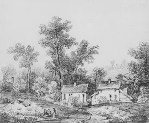 Farm Landscape (from McGuire Scrapbook)