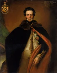 Portrait of Captain Sir Edward Brace (ca. 1769-1843), who distinguished himself in the British Navy on the Mediterranean fronts, during the French and Napoleonic Revolutionary Wars