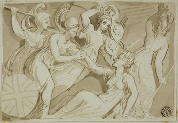 Female Warriors Coming to the Aid of Britannia