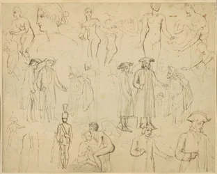 Roger de Coverley and the Gypsies [verso]