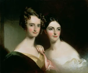 Portrait of Ellen and Mary McIlvaine