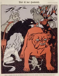 This is the Dog that Brought Unspeakable Misery to Our Fatherland and is Despised by All Decent German Heraldic Animals
