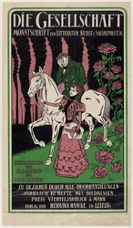 Advertisement Poster for the Magazine Die Gesellschaft