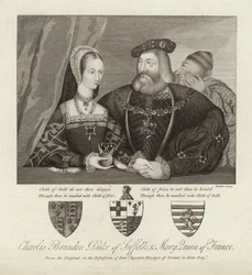 Charles Brandon Duke of Suffolk and Mary Queen of France