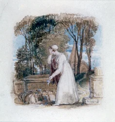 Constantia at the Grave of Theodosius