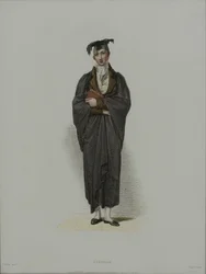 Scholar, engraved by J. Agar, published in R. Ackermann