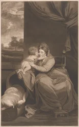 Elizabeth Lady Melbourne with Her Son, the Honourable Peniston Lamb