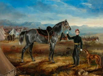 Charley, the Horse of Captain T W Goodrich, Cape Mounted Riflemen