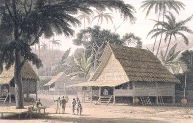 A Malaye Village, plate 16 from 