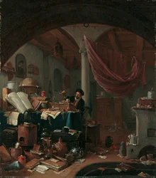 An Alchemist in his Study