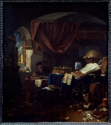 View of the Laboratory of an Alchemist