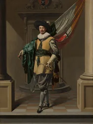 Portrait of Loef Vredericx as an Ensign
