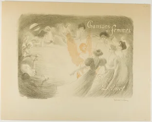 Songs of Women, cover for a book by Paul Delmet