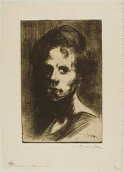 Head of a Woman, plate I