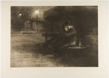 Lovers on a Bench