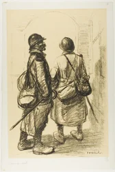 The Hour of Departure, plate twenty-six from Actualités