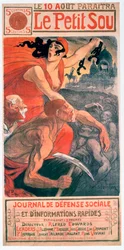 Le Petit Sou, Socialist Magazine by Théophile Steinlen