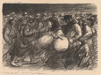War Sketches: The Two Processions