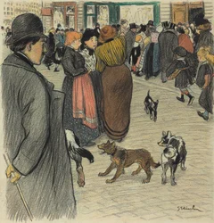Watching the Crowd, late 19th-early 20th century