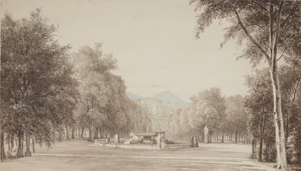 From Villa Reale (now Villa Nazionale) near Naples