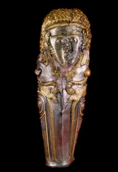 Gold and Silver Cnemide from the Treasure of Vratza