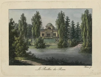 The Rose Pavilion in Pavlovsk Park, 1810s
