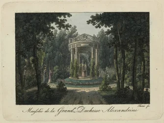 The Monument to Grand Duchess Alexandra Pavlovna at Pavlovsk