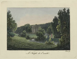 View of the Friendship Temple in Pavlovsk